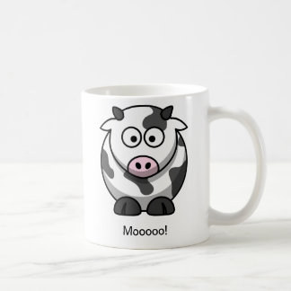 Café ¡Mooooo! Taza de la vaca