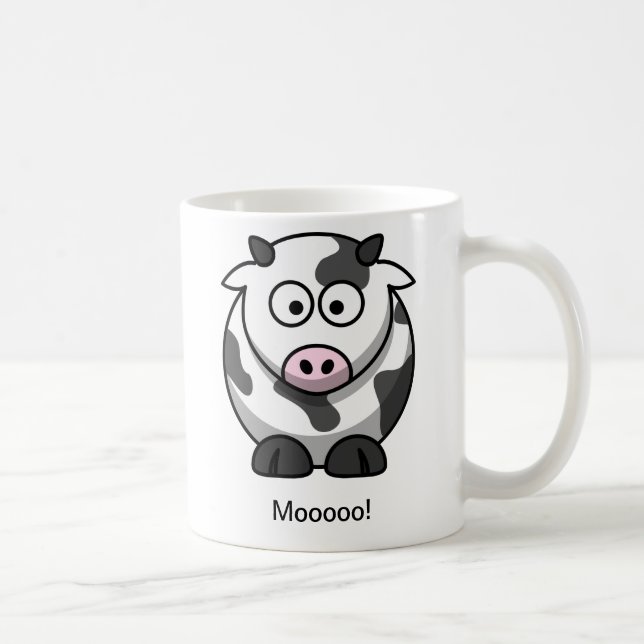 Café ¡Mooooo! Taza de la vaca (Derecha)