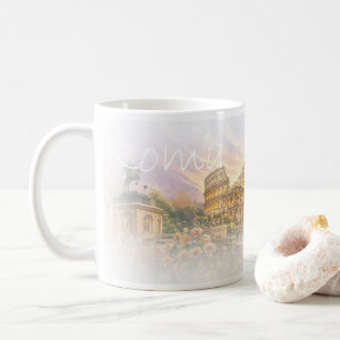 Café Mosaico LZO01A de ROMA, Lacio, Italia, Taza de caf
