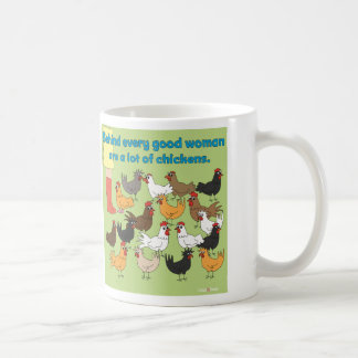 Café Mucha taza de los pollos