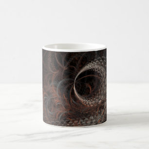 Café Muerte desde arriba de la taza