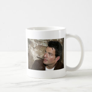 Café Música de Ryan Kelly - taza - chaqueta de cuero