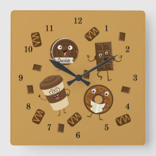 Café muy Guay y reloj de pared de chocolate