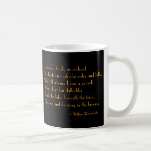 Café Narciso con la taza de cerámica del poema de