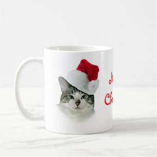 Café ¡Navidad de Meowy! taza