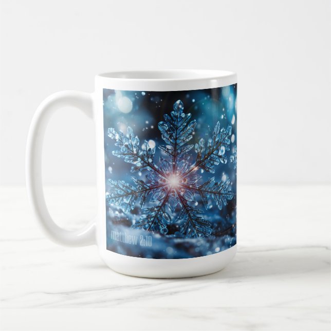 Café Navidades se alegran de la taza clásica de 15 oz (Izquierda)