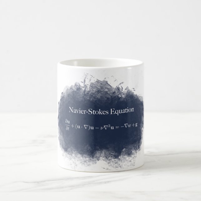 Café Navier alimenta la taza de la matemáticas y de la (Centro)