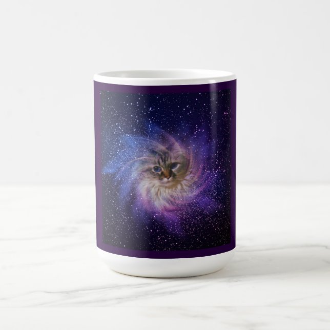 Café Nebulosa estrellada taza del gatito de 15 onzas (Centro)