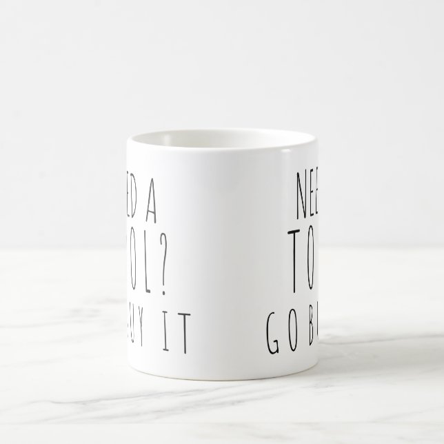 Café ¿Necesite una herramienta? Va la compra él taza de (Centro)