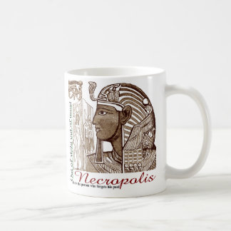Café Necrópolis fuera de la vista fuera de la taza de