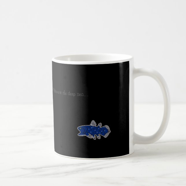 Café Negro de la taza de Coelacanth (Derecha)