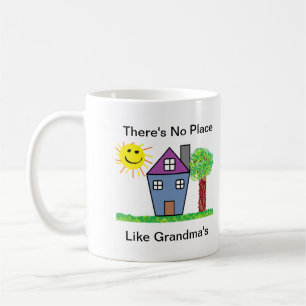 Café Ningún lugar tiene gusto de la taza de la abuela