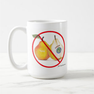 Café Ningunos comodines con la taza de las peras