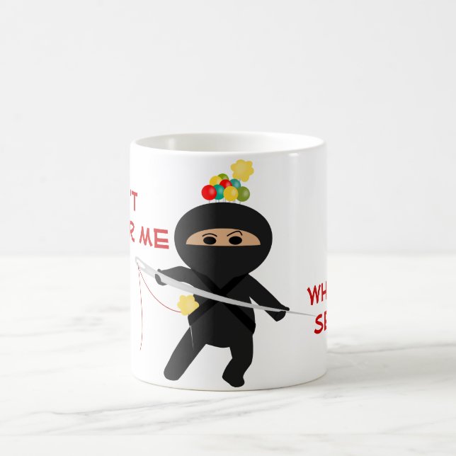 Café Ninja con la taza de la aguja de costura (Centro)