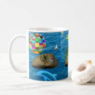 Café Niños océano taza de chocolate caliente