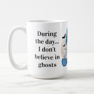 Café No creo en fantasmas | Taza adorable de Halloween