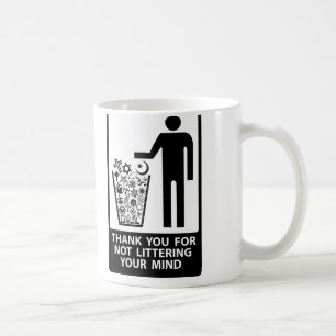 Café No deje en desorden su taza de la mente