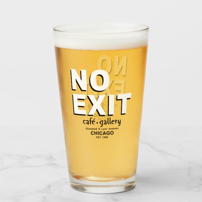 Café No Exit, Galería, Chicago. EST. 1958 (Anverso (lleno))