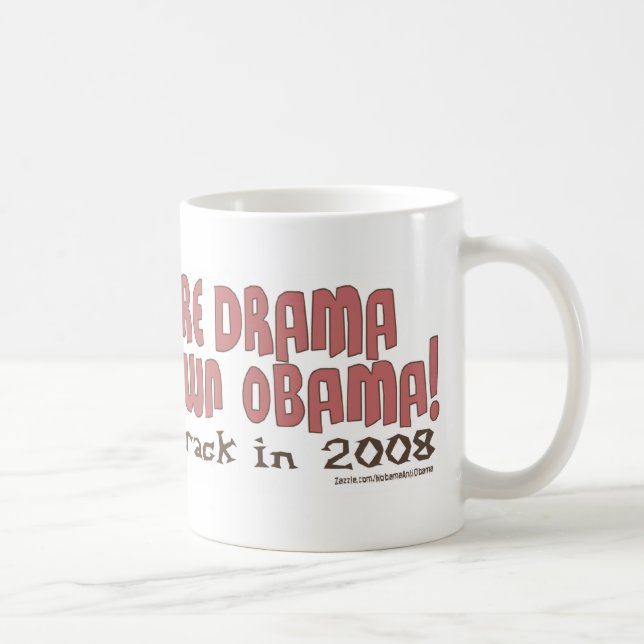Café No más de drama, cerró la taza de Obama (Derecha)