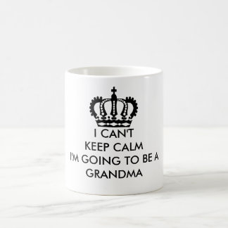 Café No puedo guardar la calma, taza de la abuela