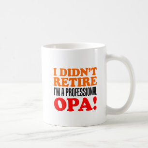 Café No retiró la taza profesional de Opa