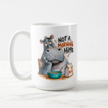 🦛 No soy una Taza Clásica de Hipopótamo Mañanero