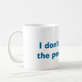 Café No tengo gusto de la taza de la gente