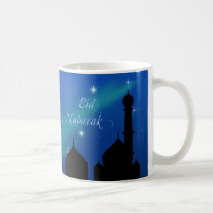 Café Noche mágica de Eid - taza islámica del saludo
