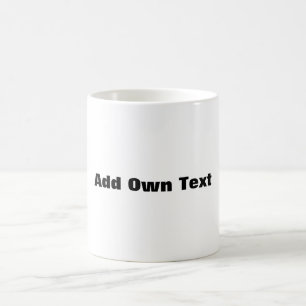 Café Nombre personalizado Taza de Mug Añadir tu propio 