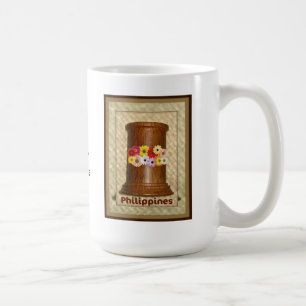 Café Nombre su taza filipina de la ciudad o de la