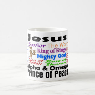 Café Nombres de la taza de Jesús