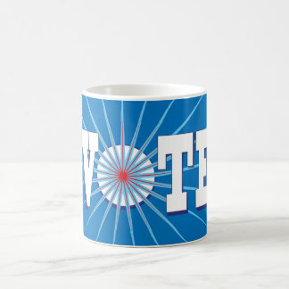 Café NowPower • Salga de la taza del VOTO, azul