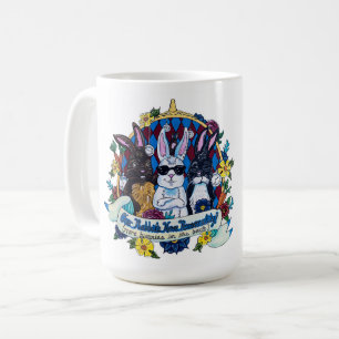 Café ¡Nuestros conejos tienen personalidad! Taza de