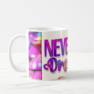 Café Nunca Dejes de Soñar Taza Mariposa Ópalo