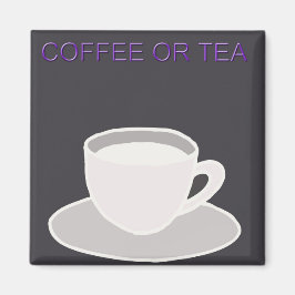 Café o imán de té - imán de cocina