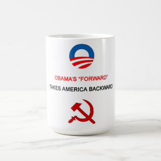 Café Obama "delantero" toma la taza de América al revés