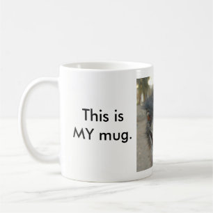 Café "Observa" de la taza del Emu