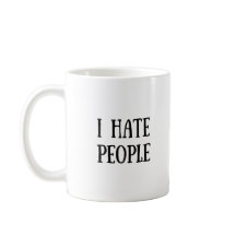 Odio la taza de la gente