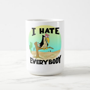CAFÉ ODIO TODOS TAZA DE LA BEBIDA