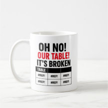 ¡OH NO NUESTRA TABLA ESTÁ ROTA Taza de Error de Ho