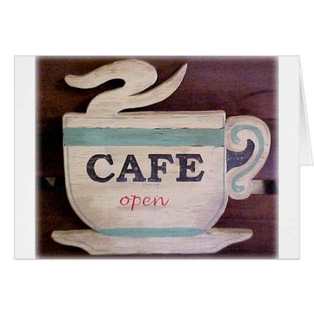 Cafe Open (Anverso (Horizontal))