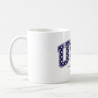 Café Orgullosa taza de EE.UU. 1776 con bandera - Gracio