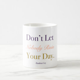 Café Oro de la taza del buen día