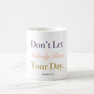 Café Oro de la taza del buen día