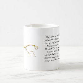 Café Oro del caballo de Uffington, taza