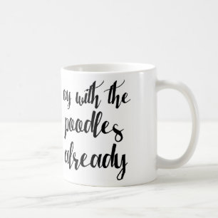 Café Oy con la taza de los caniches