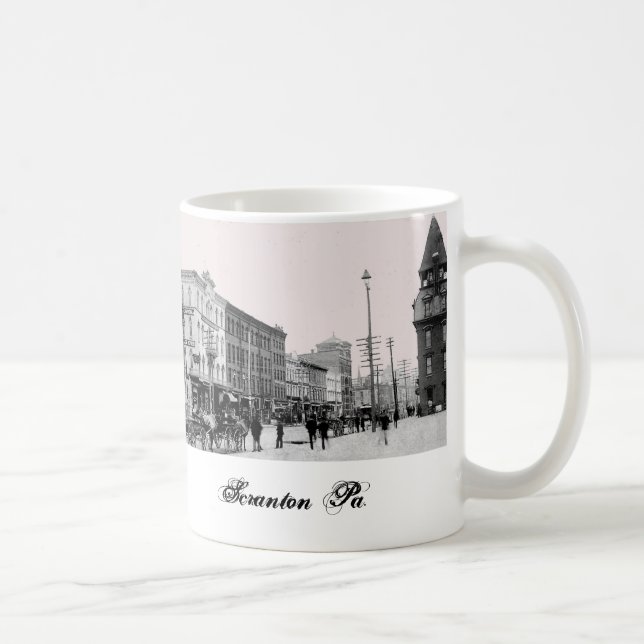 Café PA de 1800's Scranton. Taza (Derecha)