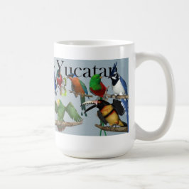 Café Pájaros de la taza de Yucatán