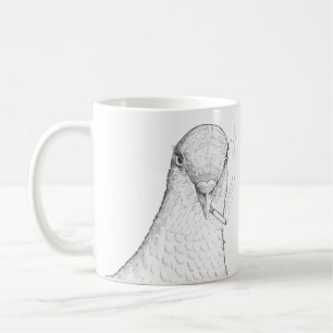Café Pájaros divertidos impares de la taza el   de la