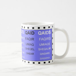 Café Palabras Q sin la taza de juegos de palabras de la